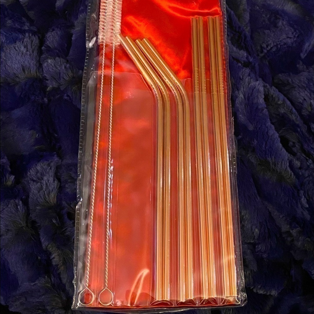 Copper straws - 8 pack